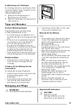 Предварительный просмотр 35 страницы Zanussi ZBA22021SV User Manual