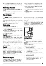 Preview for 17 page of Zanussi ZBA22420 User Manual