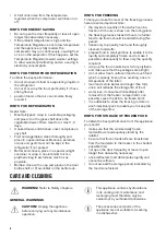 Предварительный просмотр 6 страницы Zanussi ZBA22421SV User Manual