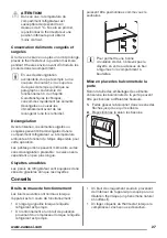 Предварительный просмотр 27 страницы Zanussi ZBA22442SA User Manual