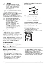 Предварительный просмотр 38 страницы Zanussi ZBA22442SA User Manual