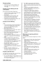 Предварительный просмотр 39 страницы Zanussi ZBA22442SA User Manual