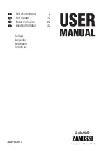 Zanussi ZBA23040 User Manual предпросмотр