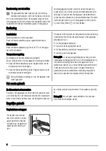 Preview for 4 page of Zanussi ZBA23040 User Manual