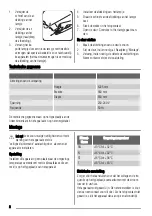 Preview for 8 page of Zanussi ZBA23040 User Manual