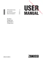 Zanussi ZBA30455SA User Manual предпросмотр