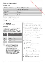 Preview for 25 page of Zanussi ZBA30455SA User Manual