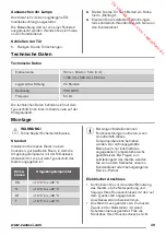 Preview for 39 page of Zanussi ZBA30455SA User Manual