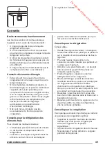 Preview for 49 page of Zanussi ZBA30455SA User Manual