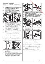 Preview for 56 page of Zanussi ZBA30455SA User Manual