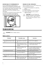 Предварительный просмотр 8 страницы Zanussi ZBA32050SA User Manual