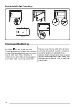 Preview for 14 page of Zanussi ZBA3224A User Manual