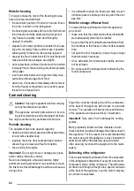 Preview for 44 page of Zanussi ZBA3224A User Manual