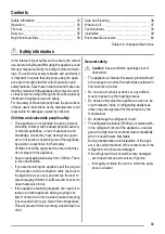 Предварительный просмотр 33 страницы Zanussi ZBA3230A User Manual