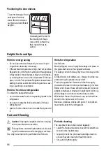 Предварительный просмотр 36 страницы Zanussi ZBA3230A User Manual