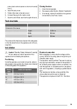 Предварительный просмотр 39 страницы Zanussi ZBA3230A User Manual