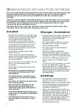 Предварительный просмотр 2 страницы Zanussi ZBB 6254 Instruction Booklet