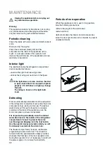 Предварительный просмотр 58 страницы Zanussi ZBB 6254 Instruction Booklet