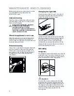 Предварительный просмотр 8 страницы Zanussi ZBB 7294 Instruction Booklet