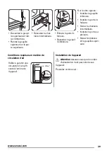 Предварительный просмотр 39 страницы Zanussi ZBB25430SA User Manual