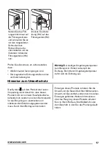 Предварительный просмотр 57 страницы Zanussi ZBB25430SA User Manual