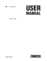 Preview for 1 page of Zanussi ZBB27640SA User Manual