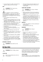 Preview for 4 page of Zanussi ZBB27640SV User Manual