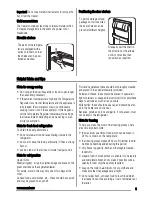 Preview for 5 page of Zanussi ZBB28440SA User Manual