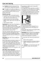 Предварительный просмотр 20 страницы Zanussi ZBB29450SA User Manual