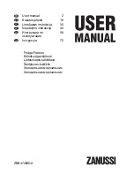 Preview for 1 page of Zanussi ZBB47460DA User Manual