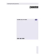 Zanussi ZBC 402 B/W Operating And Assembly Instructions Manual предпросмотр