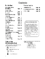 Предварительный просмотр 3 страницы Zanussi ZBC 748 Operating And Installation Booklet