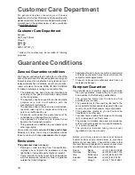 Предварительный просмотр 18 страницы Zanussi ZBC 848 Instruction Booklet