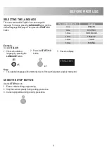 Предварительный просмотр 9 страницы Zanussi ZBC40440XA User Manual