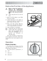 Preview for 6 page of Zanussi ZBE 603 Instruction Booklet