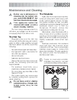 Preview for 10 page of Zanussi ZBE 603 Instruction Booklet