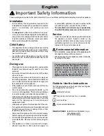 Предварительный просмотр 2 страницы Zanussi ZBF 859 Instruction Booklet