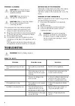 Предварительный просмотр 8 страницы Zanussi ZBF22451SV User Manual