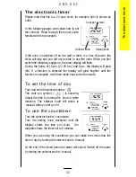 Предварительный просмотр 23 страницы Zanussi ZBG 861 Operating Instructions Manual