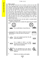 Предварительный просмотр 28 страницы Zanussi ZBG 861 Operating Instructions Manual