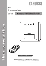 Zanussi ZBHC8 User Manual And Installation Instruction preview