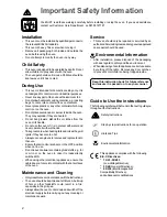 Preview for 2 page of Zanussi ZBM 972 Instruction Booklet