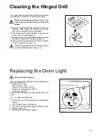 Предварительный просмотр 15 страницы Zanussi ZBM150 Instruction Booklet