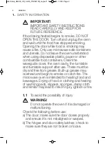 Preview for 3 page of Zanussi ZBM17542XA User Manual