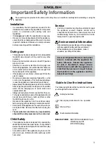 Preview for 3 page of Zanussi ZBM930 Instruction Booklet