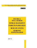 Zanussi ZBN 721 Operating Instructions Manual предпросмотр