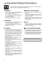 Предварительный просмотр 2 страницы Zanussi ZBQ 365 Instruction Booklet