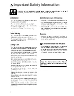 Предварительный просмотр 2 страницы Zanussi ZBQ 965 Instruction Booklet