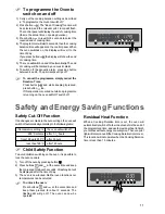 Предварительный просмотр 11 страницы Zanussi ZBQ 965 Instruction Booklet