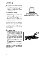 Предварительный просмотр 16 страницы Zanussi ZBQ 965 Instruction Booklet